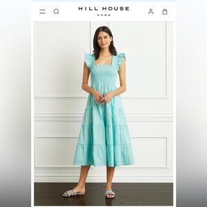 The Ellie Nap Dress - Bay Blue Poplin - Bay Blue Poplin / XS